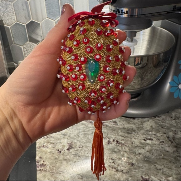 Vintage Beaded Christmas Ornament Lot - Picture 9 of 11